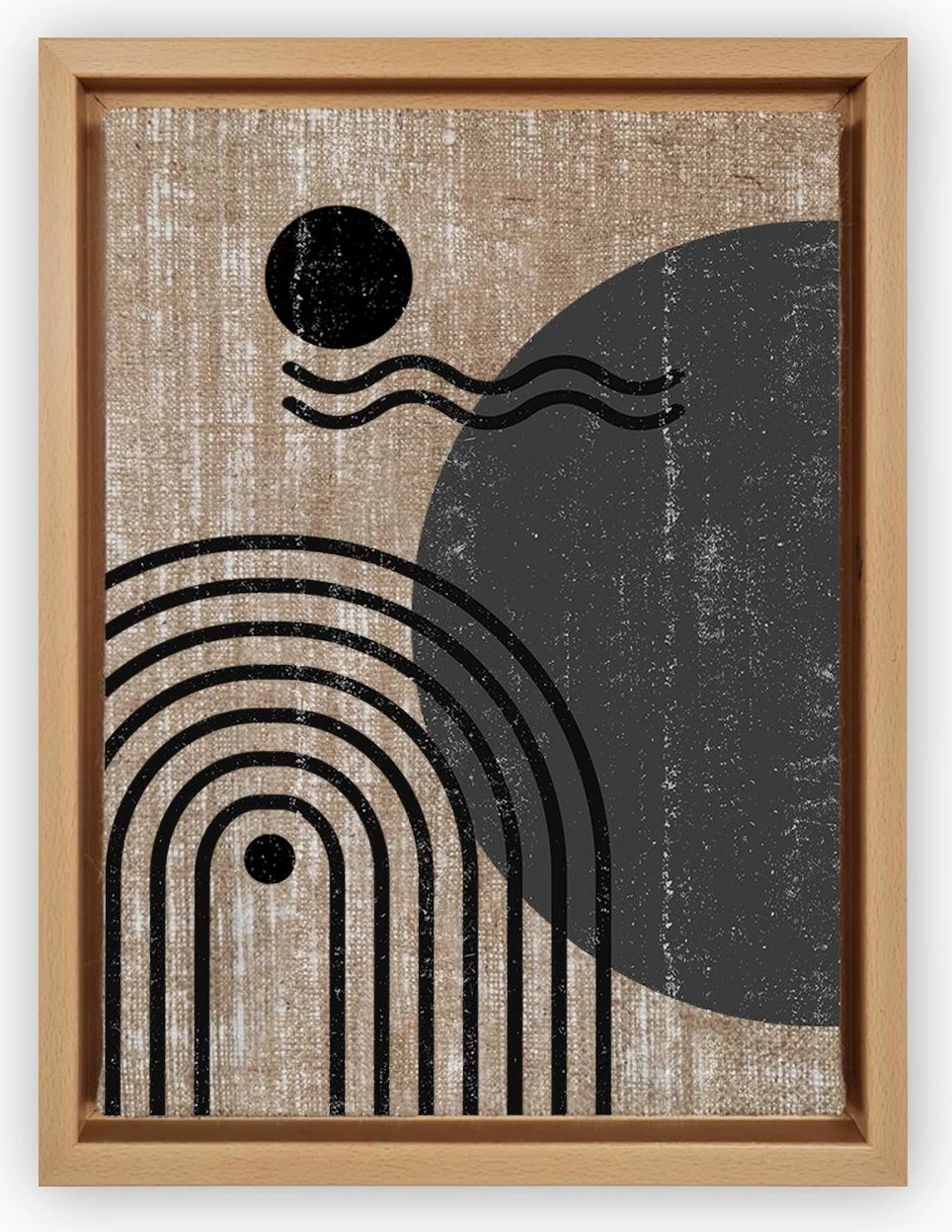 Pikturë dekorative në kanavacë, shumëngjyrëshe, Wallity, LNJ31804047907, 46x66cm