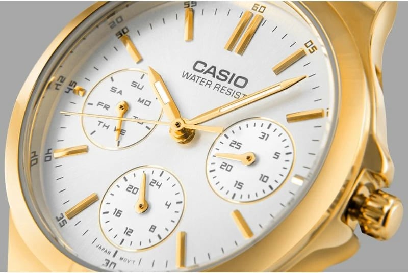 Orë dore për femra CASIO, ari