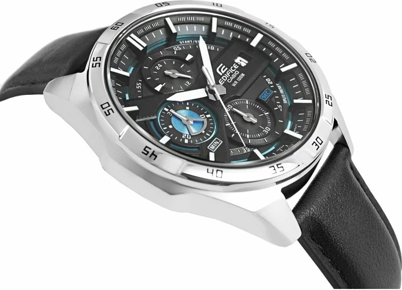 Orë dore për meshkuj CASIO, e zezë