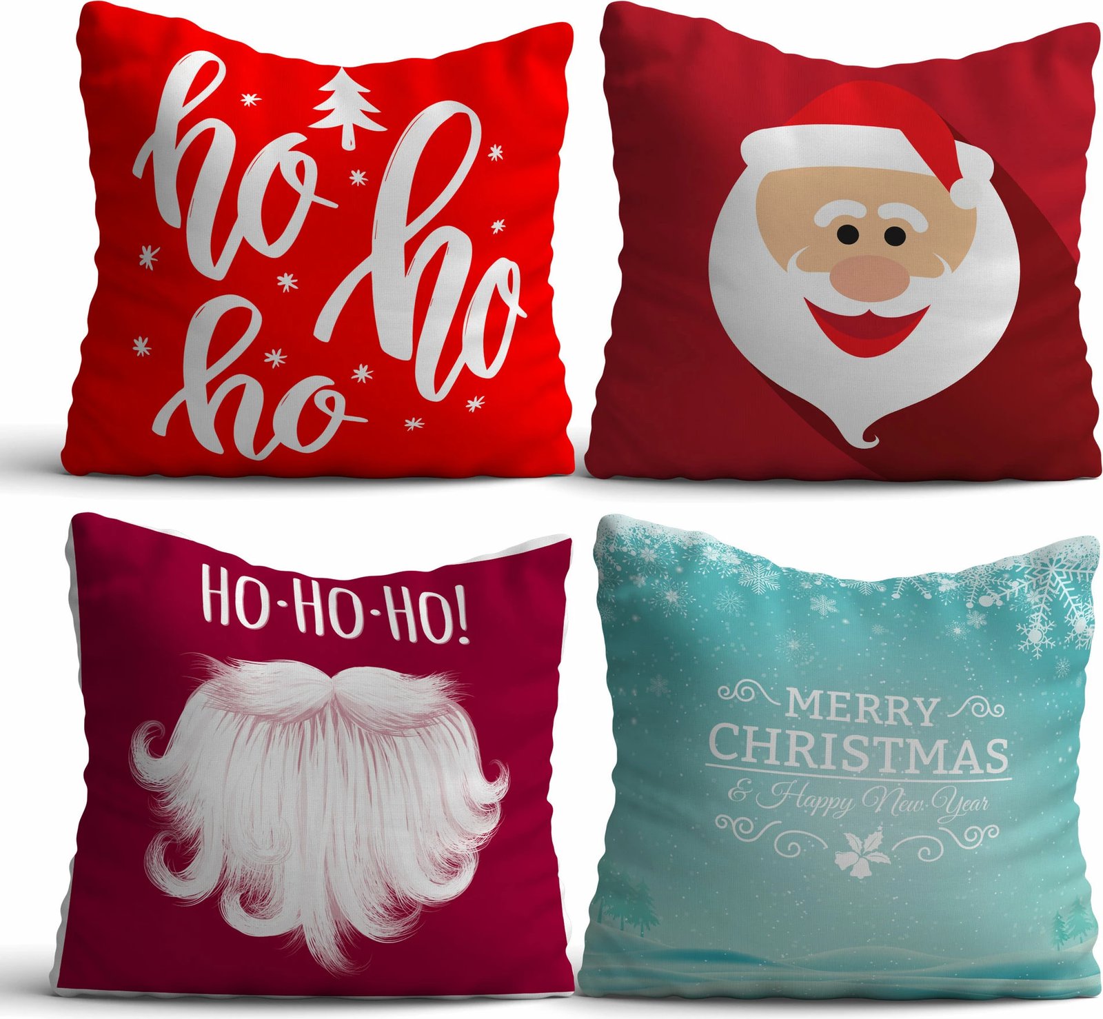 Set jastëkësh dekorativë (4 copë), Aberto Design, NYXMAS20