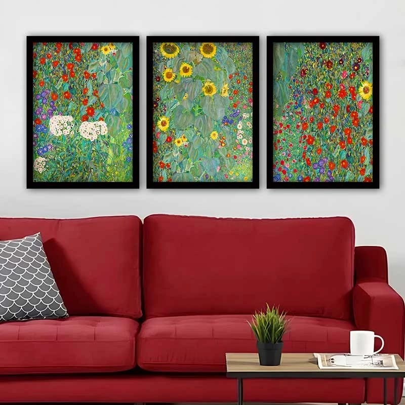 Pikturë dekorative me kornizë (3 copë), Wallity, 3SC_UN3848090_3545