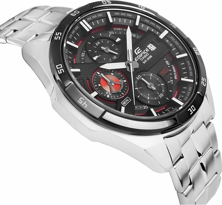 Orë dore për meshkuj CASIO, e zezë