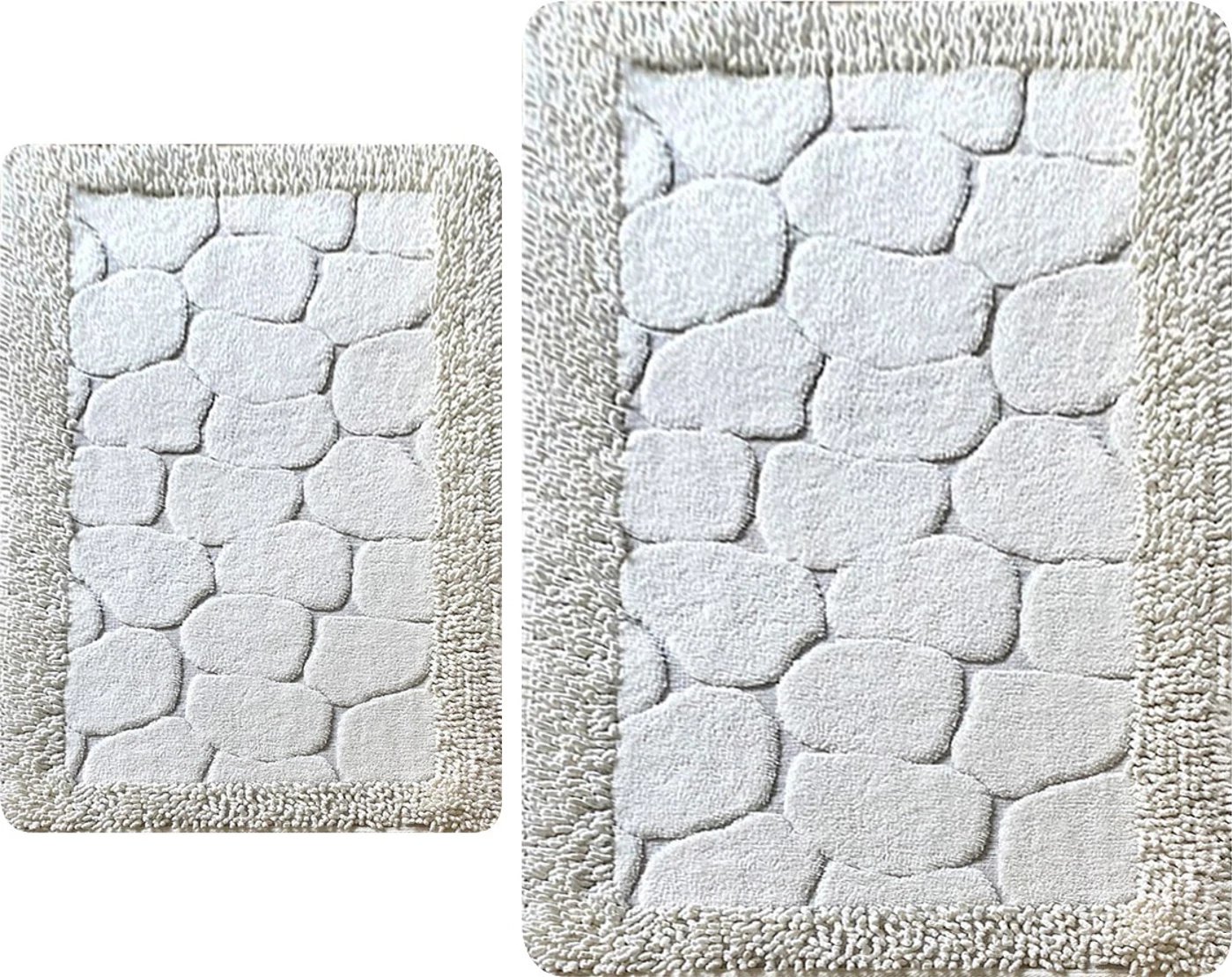 Set tapetash për banjo (2 copë), Mijölnir, ngjyrë gur-ecru