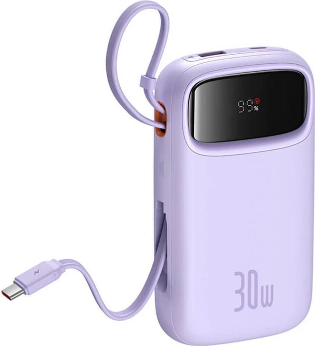 Powerbank Baseus QPow 2, 20000mAh, 30W, 2xUSB-C, vjollcë