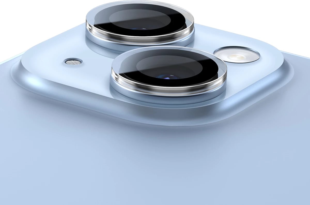 Xham i temperuar Baseus për kamera iPhone 14 / iPhone 14 Plus, transparent, me set pastrimi