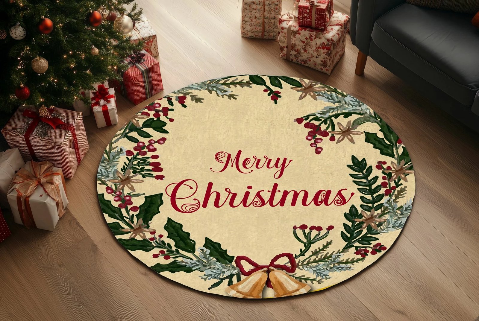 Qilim Krishtlindjesh, shumëngjyrësh, Conceptum Hypnose, Crp-Yrlk26-3, 100x100cm