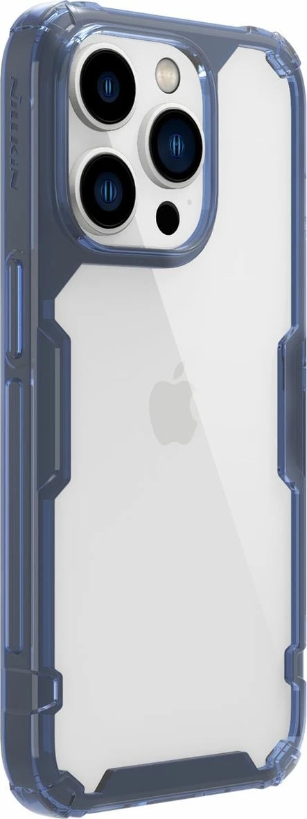 Mbështjellës Nillkin Nature Pro për iPhone 14 Pro Max, i blinduar, Blu/Transparent