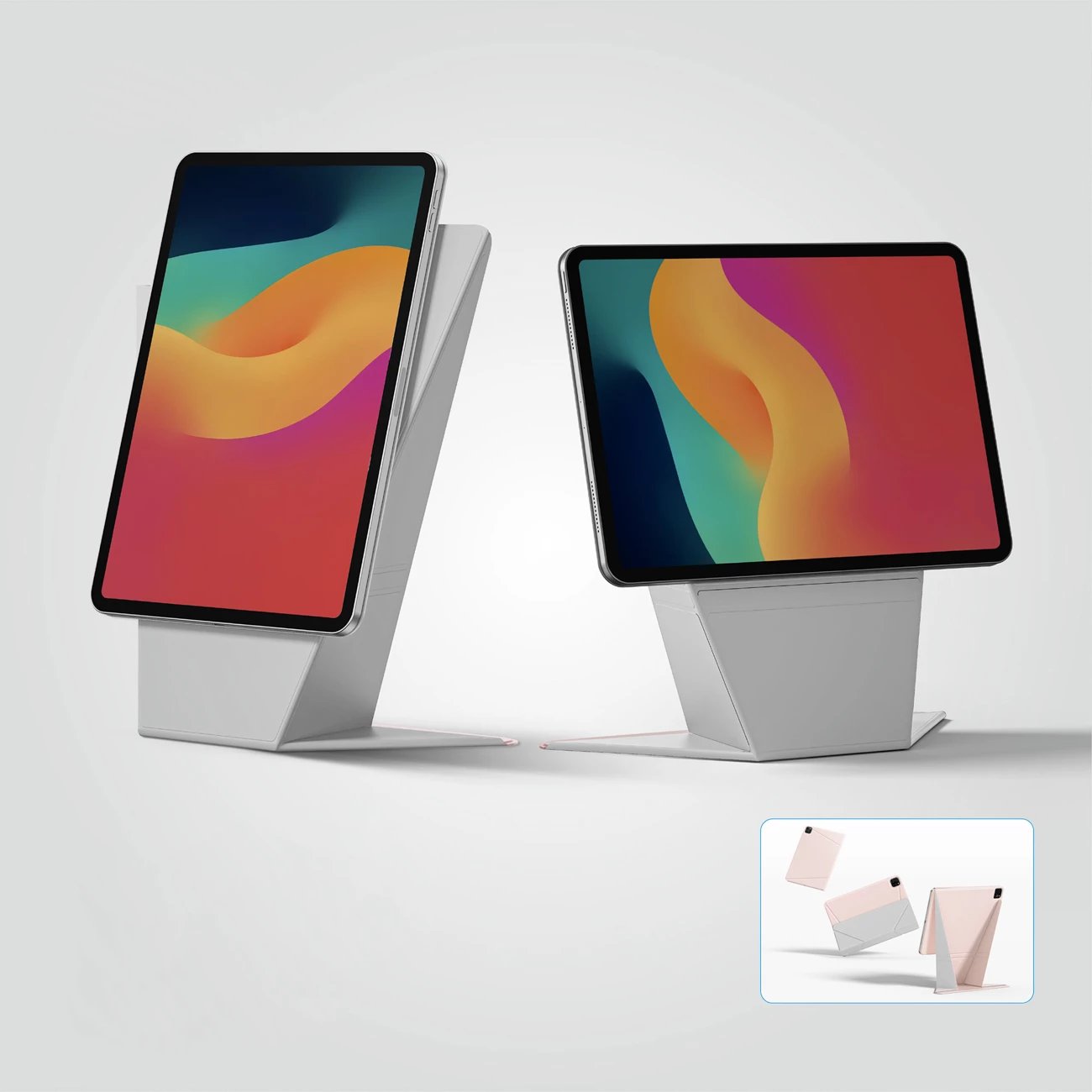 Mbështjellës tablet AmazingThing Matte Pro Mag Folio me stand për iPad Air 11" M3 (2025), rozë