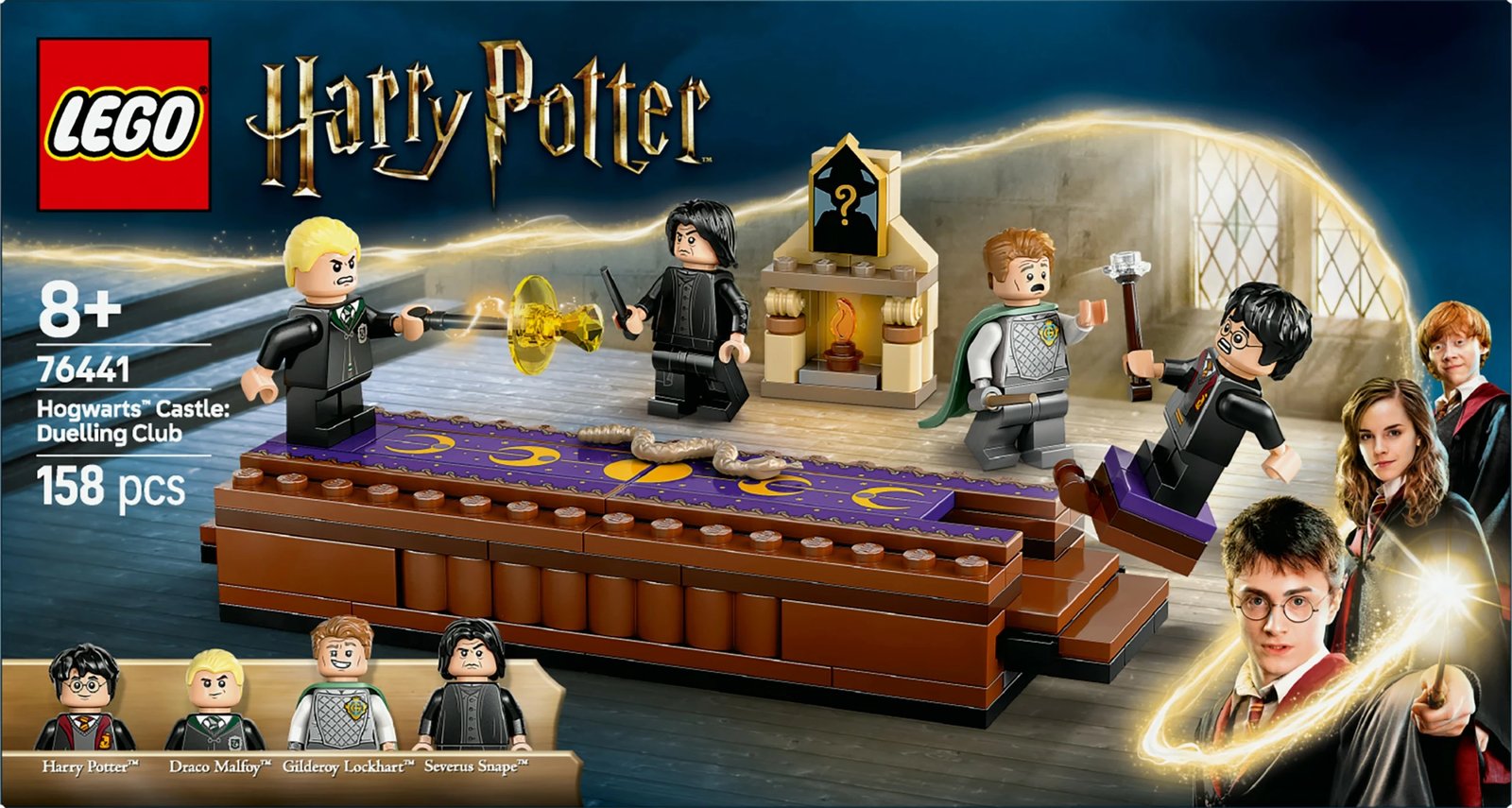 Set ndërtimi LEGO Harry Potter 76441, Schloss Hogwarts Duellierclub, 158 pjesë, multikolor