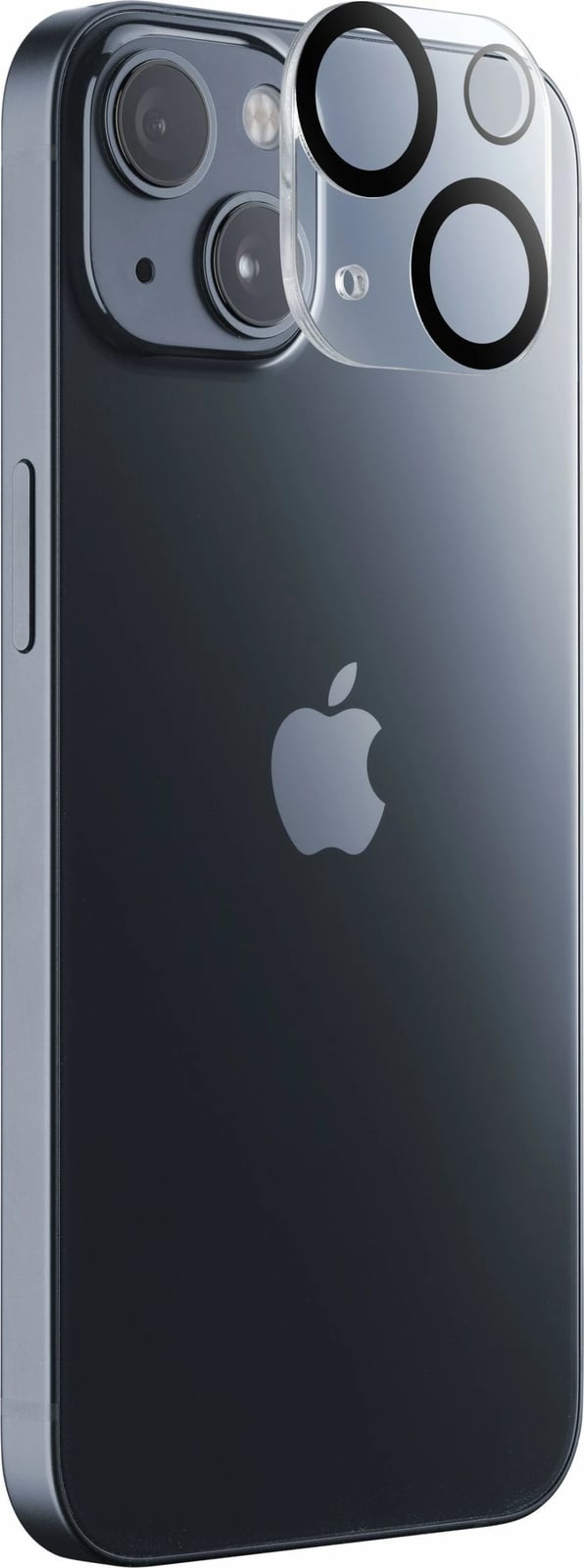 Mbrojtës kamerë Cellular Line për iPhone 15 / 15 Plus, xham i temperuar, transparent