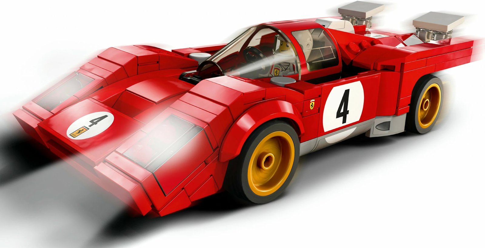 Set ndërtimi LEGO Speed Champions 76906, 1970 Ferrari 512 M, shumëngjyrësh
