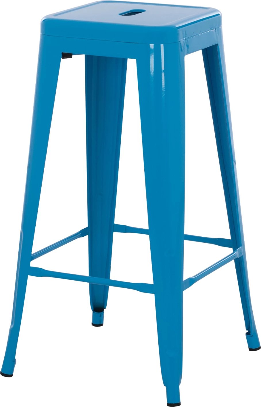 Karrige për bar MELITA FH8642.48 metalike, ngjyrë kaltër, 43x43x78H cm.