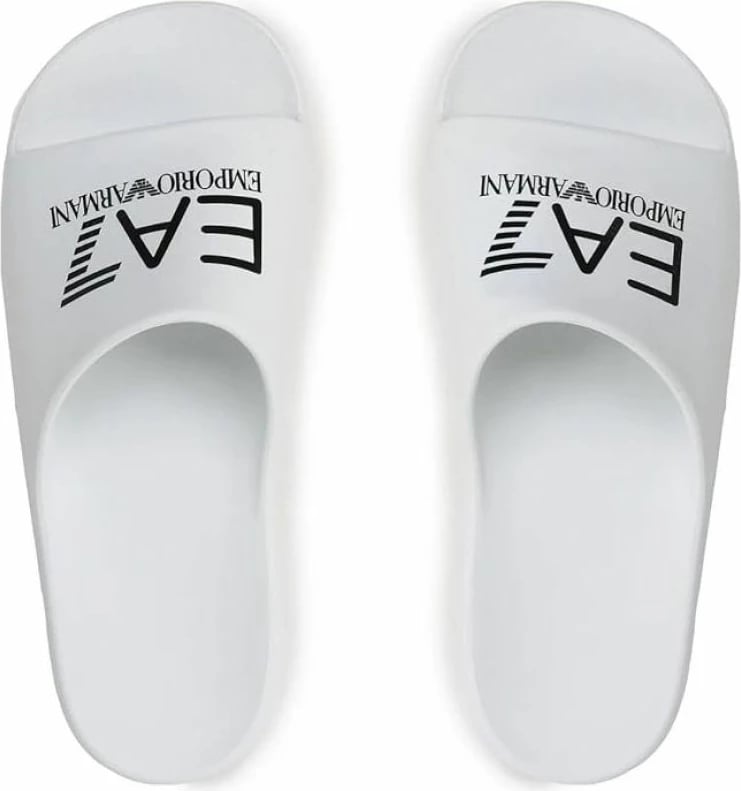 Flip-flop për meshkuj Emporio, të bardha