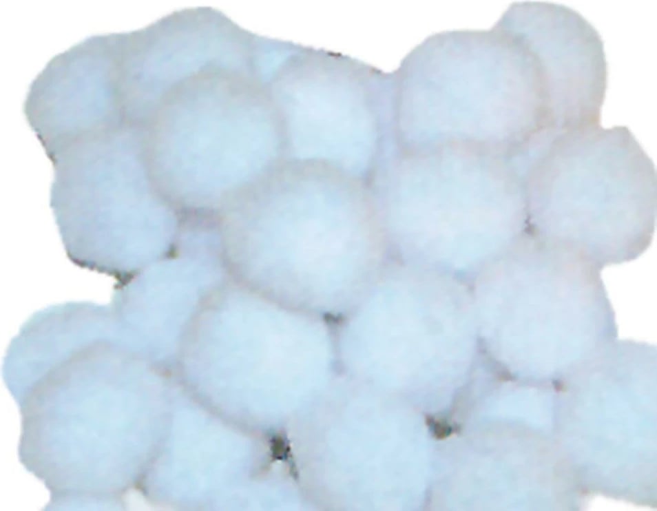 Pom pom NEXT 2cm 100 copë, Bardhë