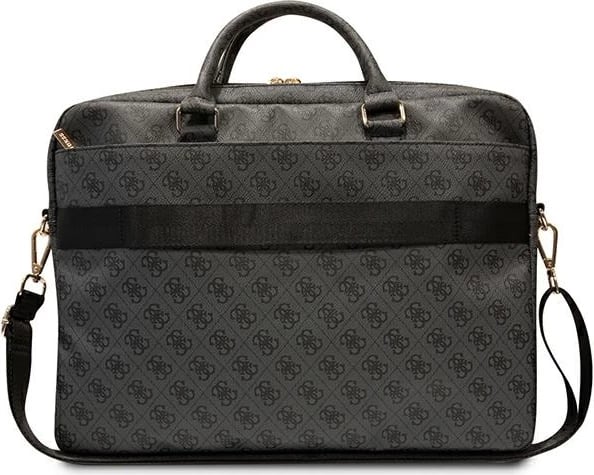 Çantë laptopi Guess 4G Printed Stripes, 16 inç, e zezë
