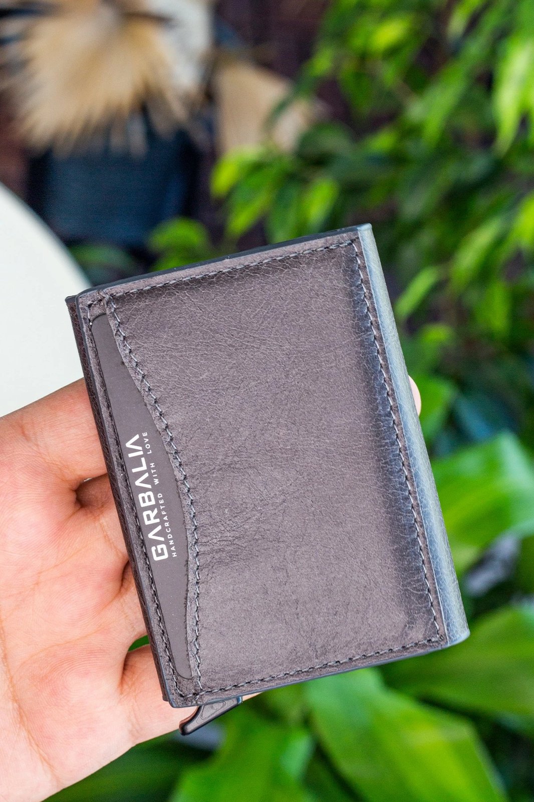 Mbajtës kartelash Zoozie Bags, ngjyrë gri