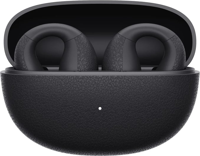Kufje QCY Crossky C10, pa tela, Bluetooth 5.4, me mikrofon, të zeza, me kuti karikimi