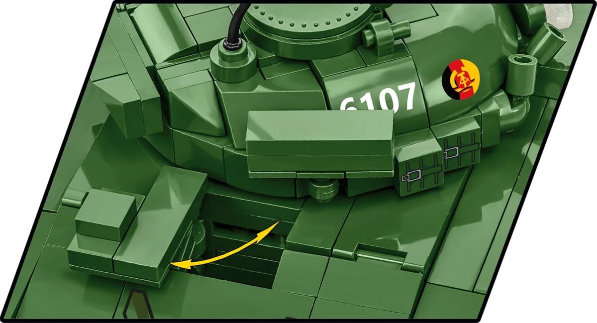 Set lodrash ndërtimi Cobi Klocki T-72 Armed Forces, 680 pjesë, me figurë, Jeshile Set lodrash ndërtimi Cobi Klocki T-72 Armed Forces, 680 pjesë, me figurë, Jeshile