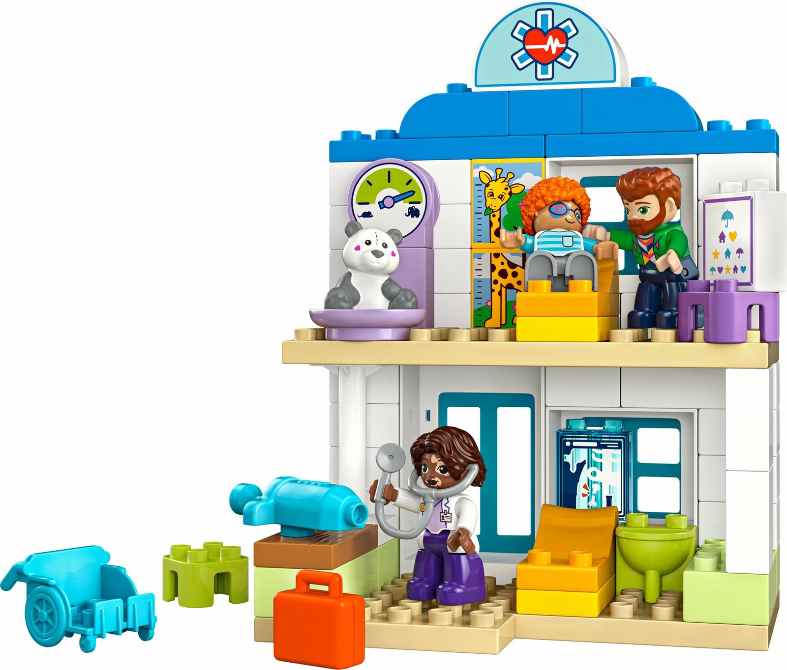 Set ndërtimi LEGO DUPLO 10449, 65 pjesë, shumëngjyrëshe
