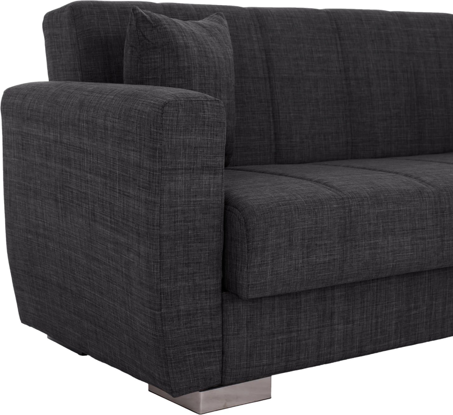 Divan shtrat 3-vendësh, ngjyrë gri, FH3240.03, 215x80x77 cm