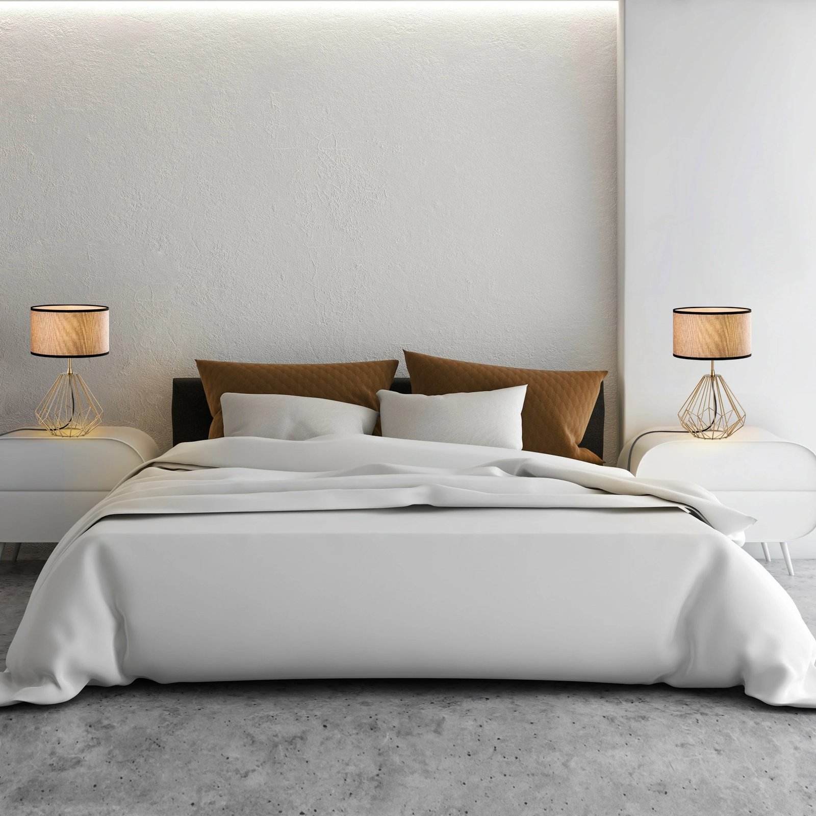 Set llamba tavoline Opviq, model Diamond, ngjyrë ari, S-712, 2 copë