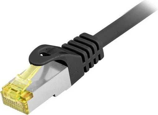 Kabllo rrjeti EQUIP Cat6A S/FTP 0.25m, RJ-45, outdoor, e zezë