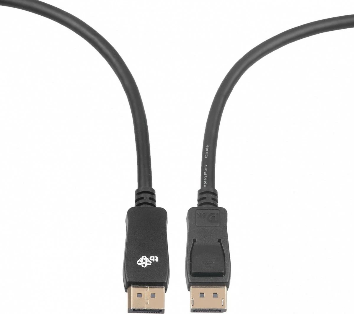 Kabllo DisplayPort TB 1.8m, v1.4, E zezë