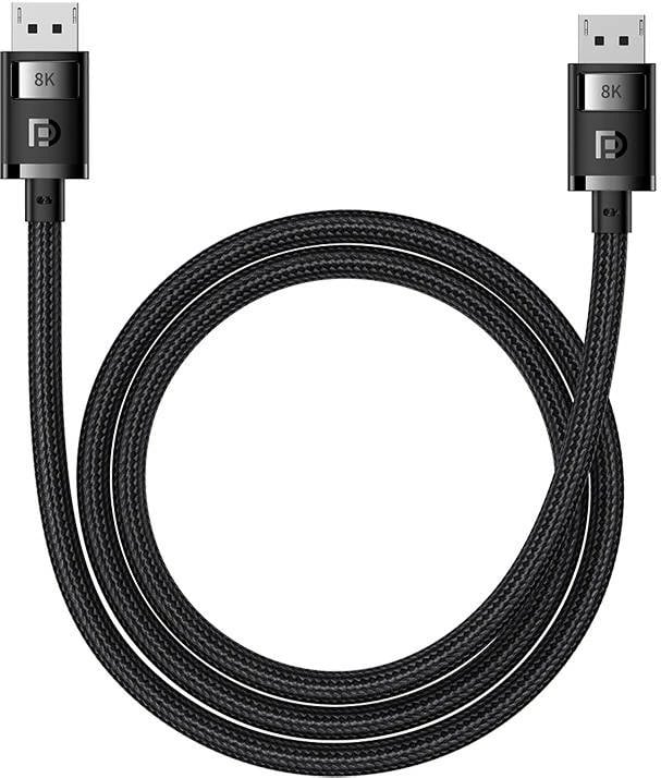 Kabllo DP në DP Baseus High Definition, 1.5m, 8K, e zezë