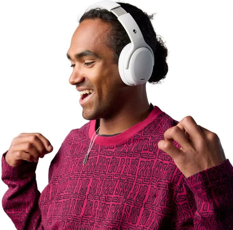 Kufje Skullcandy Crusher ANC 2 S6CAW-S951 pa tela, ANC, over-ear, të bardha