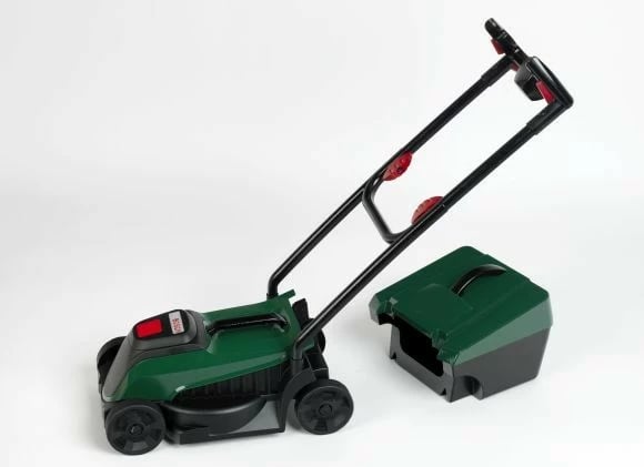 Lodër kositëse bari Bosch Klein 2796 me dritë dhe zë, e gjelbër/zezë