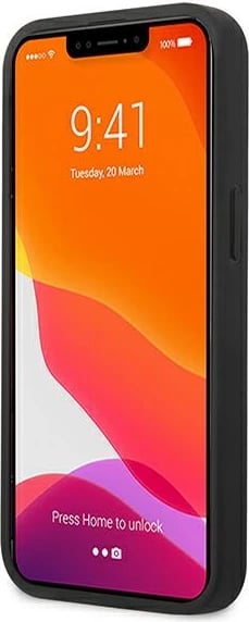 Mbështjellës Karl Lagerfeld Ikonik Saffiano për iPhone 13 mini, Hardcase, i zi