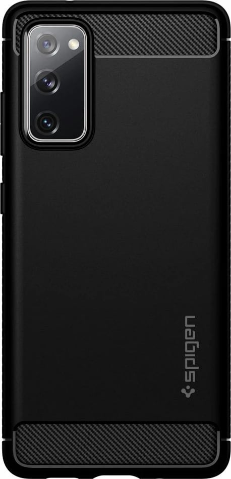 Mbështjellës Spigen Rugged Armor për Samsung Galaxy S20 FE, Matte Black