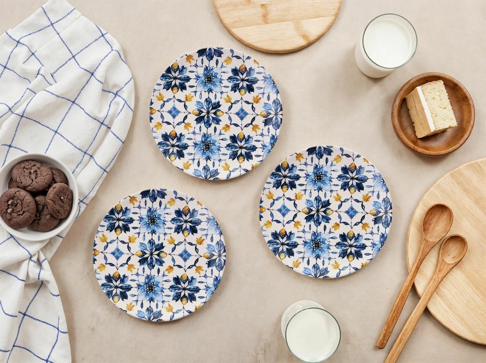 Set pjatash ëmbëlsirash (6 copë), Hermia Concept, Complex Flover