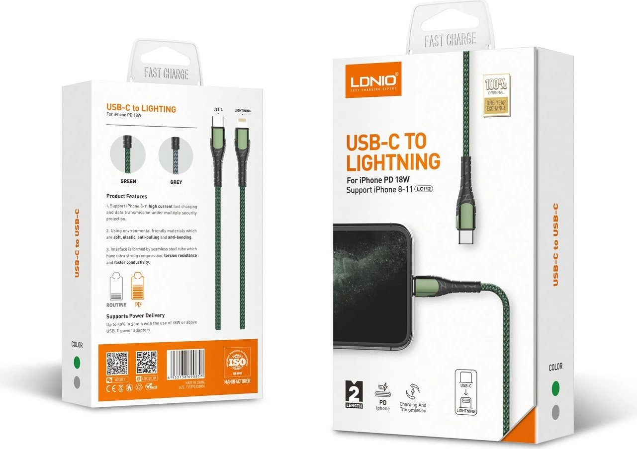 Kabllo E Karikimit LDNIO LC112 Kabllo E Karikimit LDNIO LC112