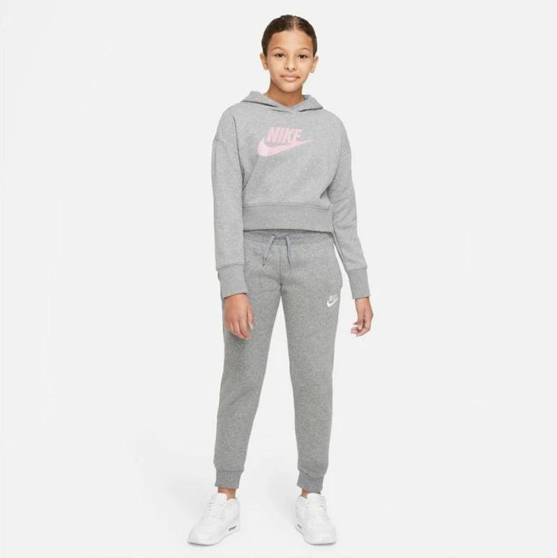 Duks Nike Sportswear Club për Fëmijë, Gri