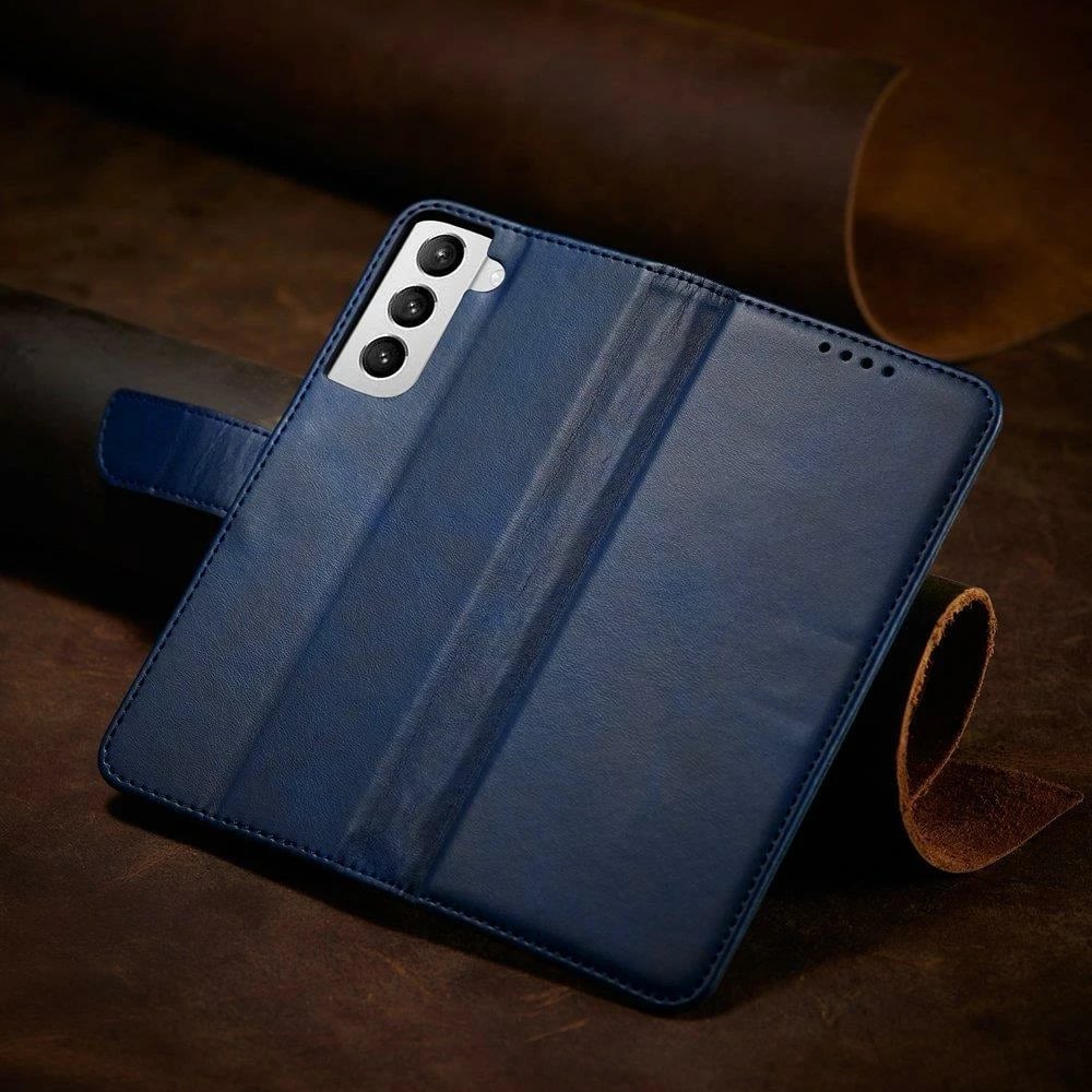 Mbështjellës Hurtel Magnet Case Elegant për Samsung Galaxy S22+, me kapak, kaltër Mbështjellës Hurtel Magnet Case Elegant për Samsung Galaxy S22+, me kapak, kaltër