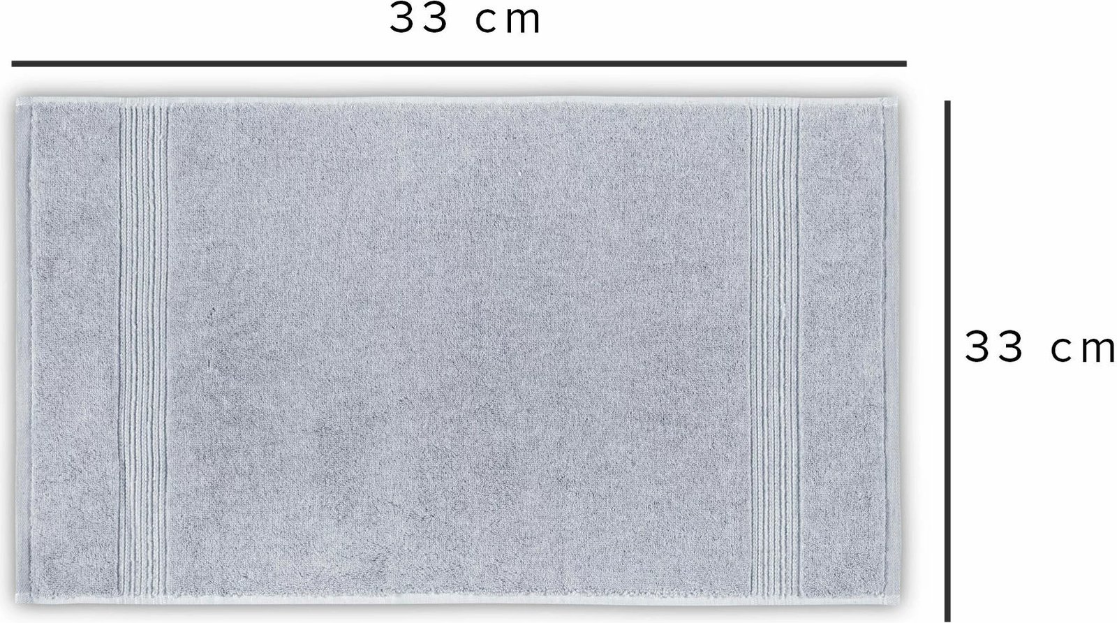 Peshqir larës Mijölnir, ngjyrë gri, 33x33cm