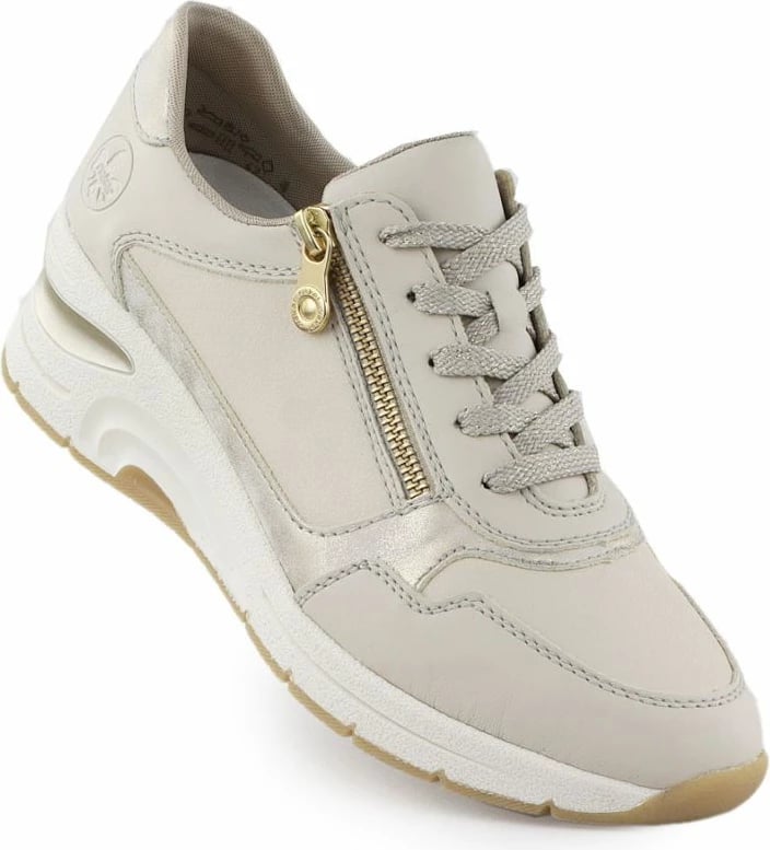 Atlete platforme për femra Rieker, bezhë