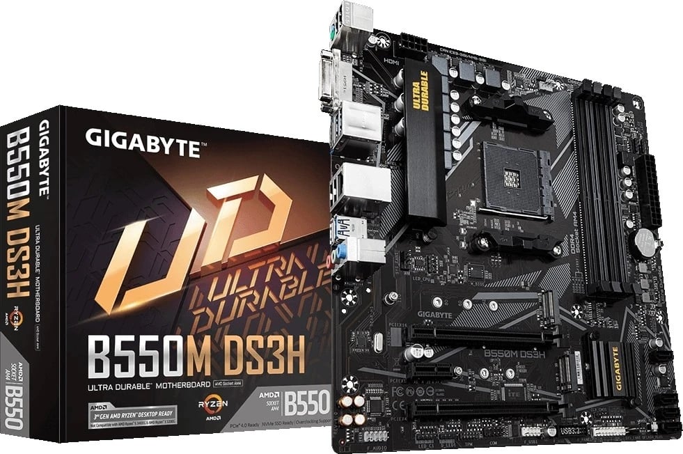 Pllakë amë Gigabyte B550M DS3H - AMD B550