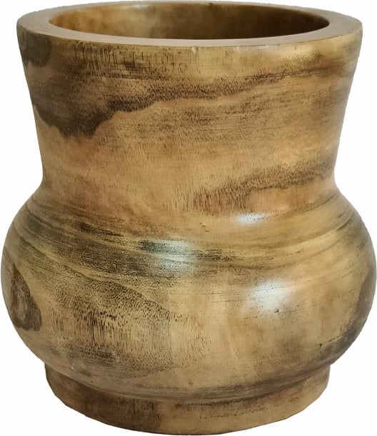 Vazo druri Cedar, ngjyrë kafe, 26x26x25 cm Vazo druri Cedar, ngjyrë kafe, 26x26x25 cm