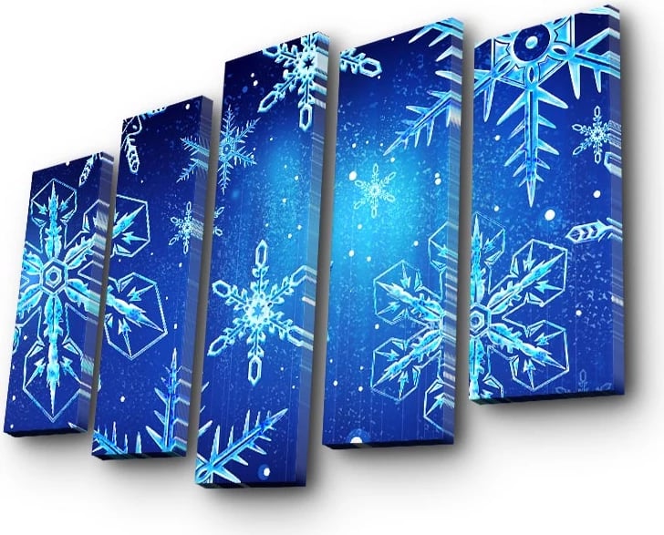 Pikturë dekorative në kanavacë (5 pjesë), Wallity, 5PATNOEL-9