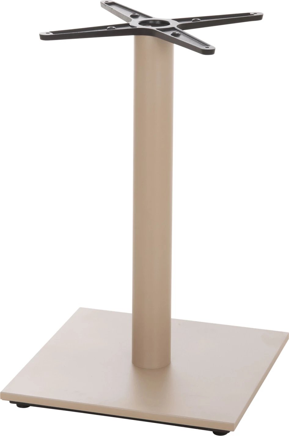 Baza tavoline metalike, ngjyrë kapuçino mat, FH438.25, 46x46x72cm