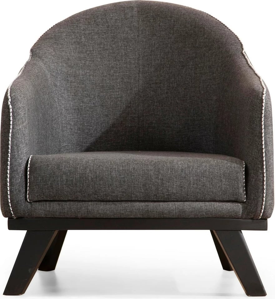 Karrige krahu Leon, ngjyrë antracit, Atelier del Sofa