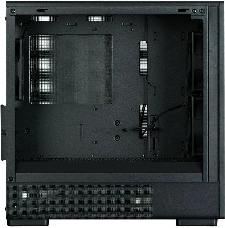 Kasë Zalman P10 NAMU, Mini Tower, Micro ATX, e zezë, me elemente druri