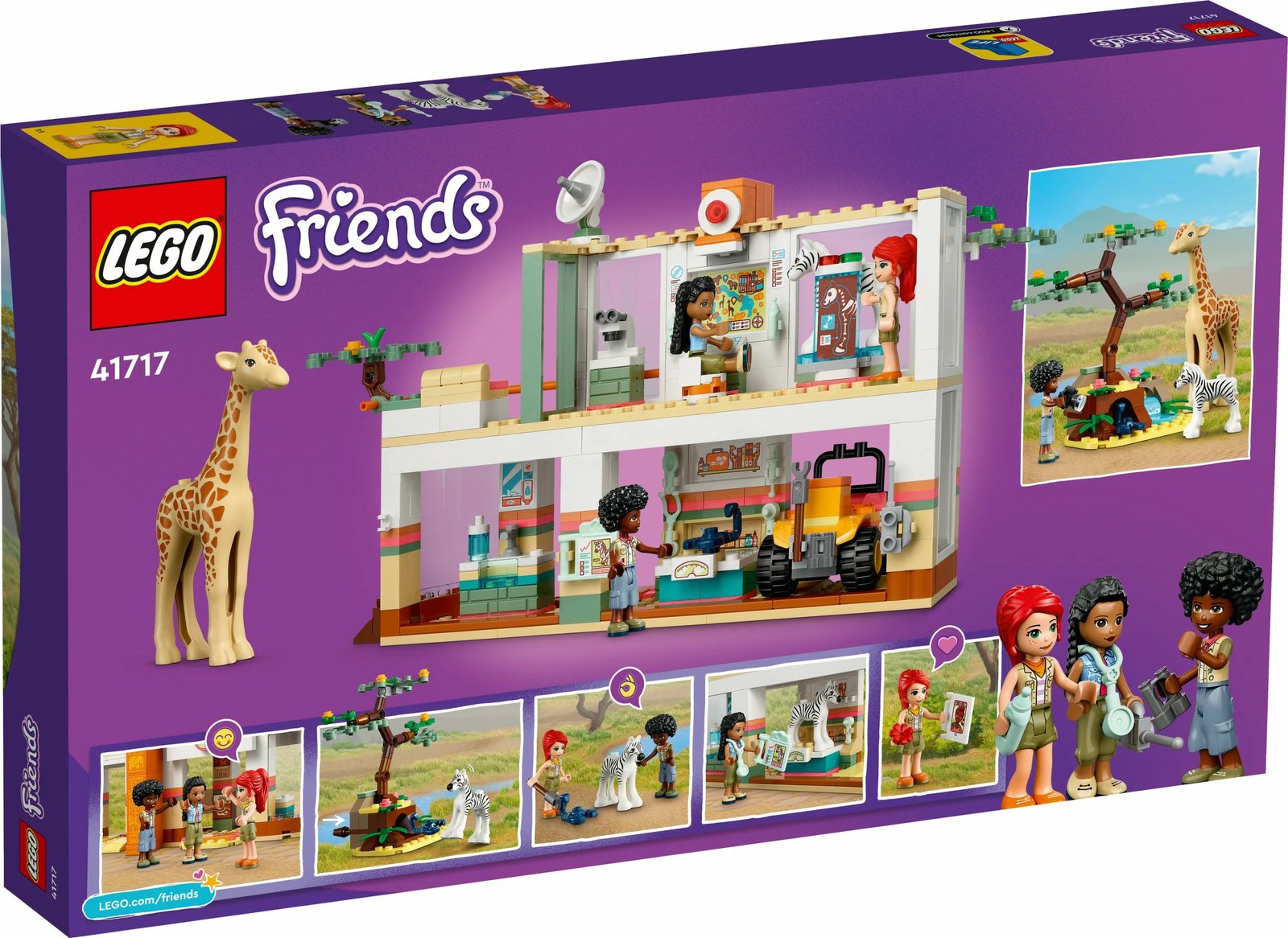 Set ndërtimi LEGO Friends Mia's Wildlife Rescue, 430 pjesë, shumëngjyrësh