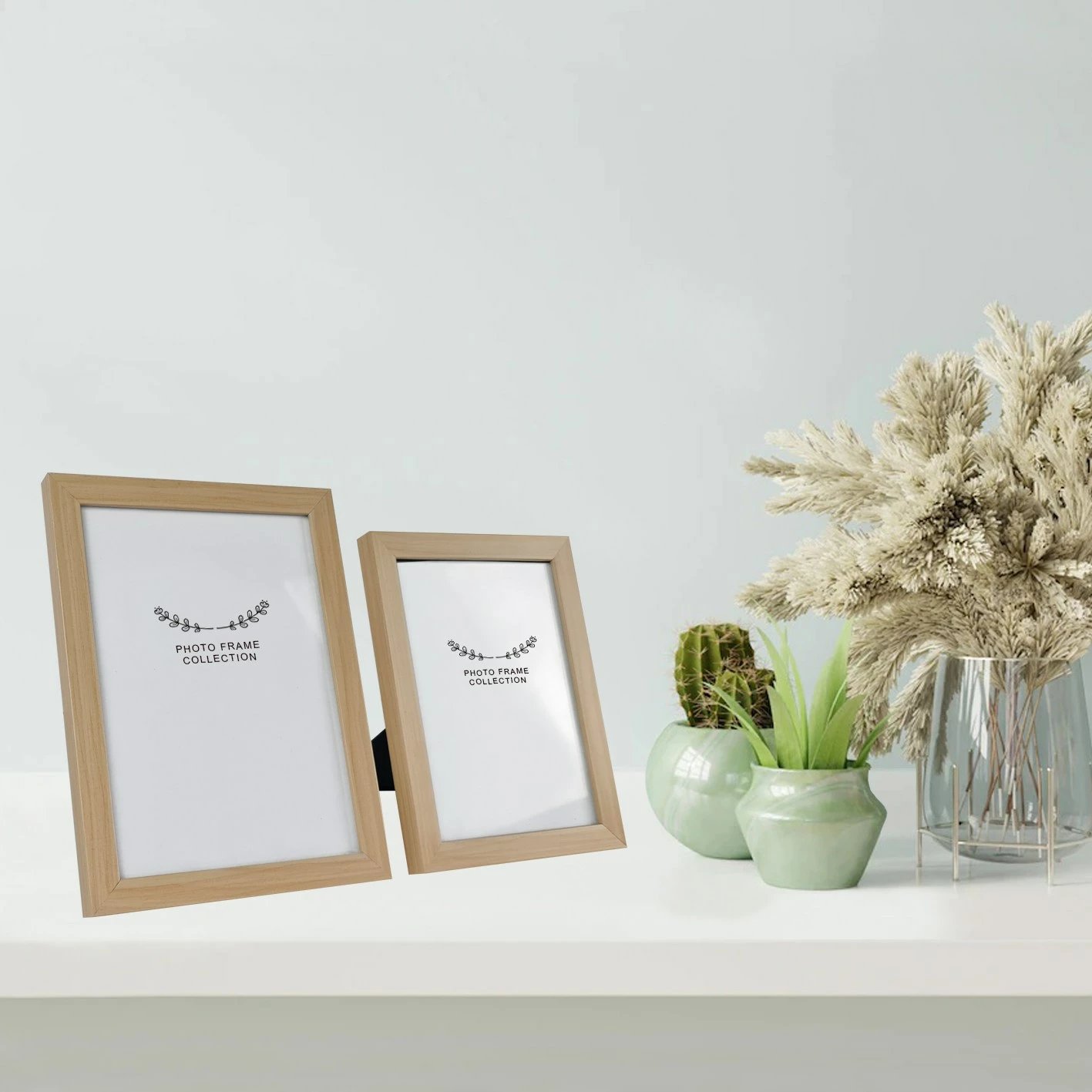 Kornizë fotografish (2 copë), Evila Originals, 2NFC1013_1015-1318, ngjyrë natyrale