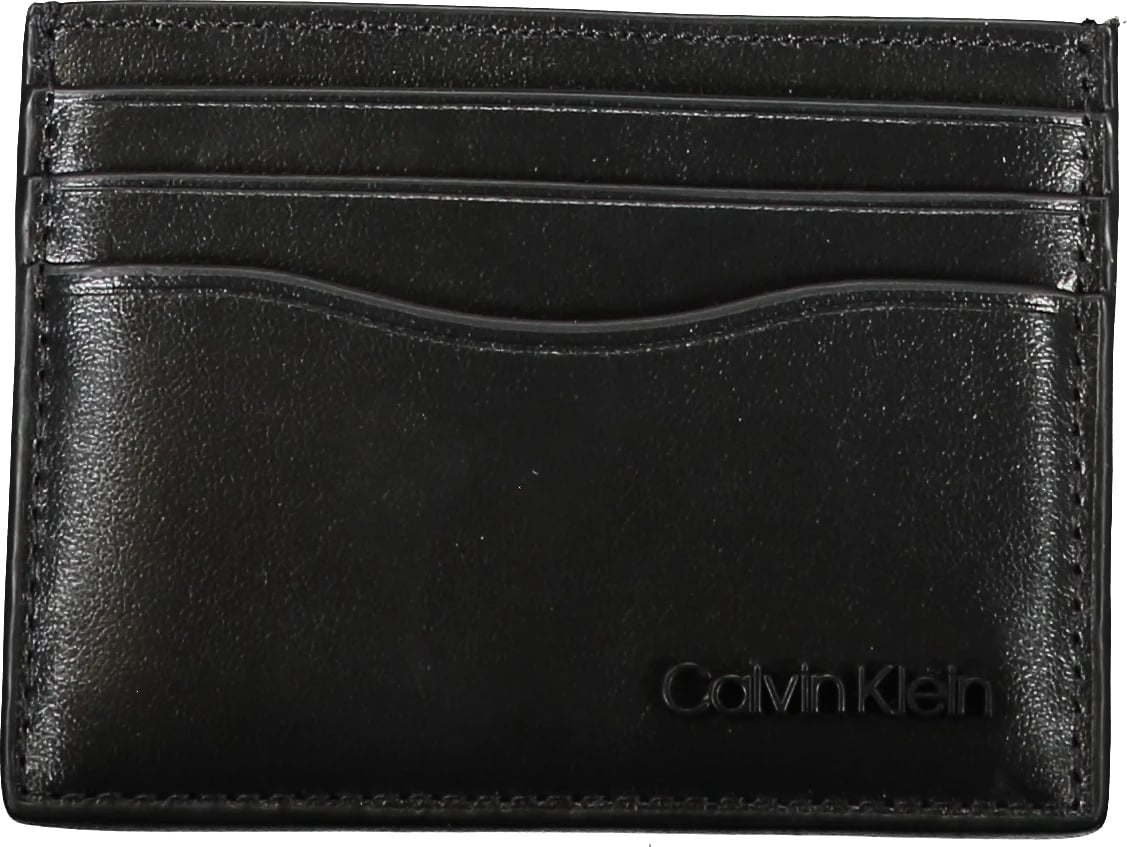 Portofol për meshkuj Calvin Klein, i zi