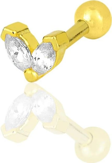 Piercing argjendi, ngjyrë ari, Jumeon, SGTL12197