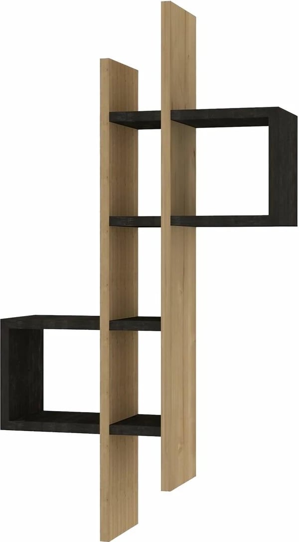 Raft muri Hanah Home, Emse, ngjyrë lis safir, antracit