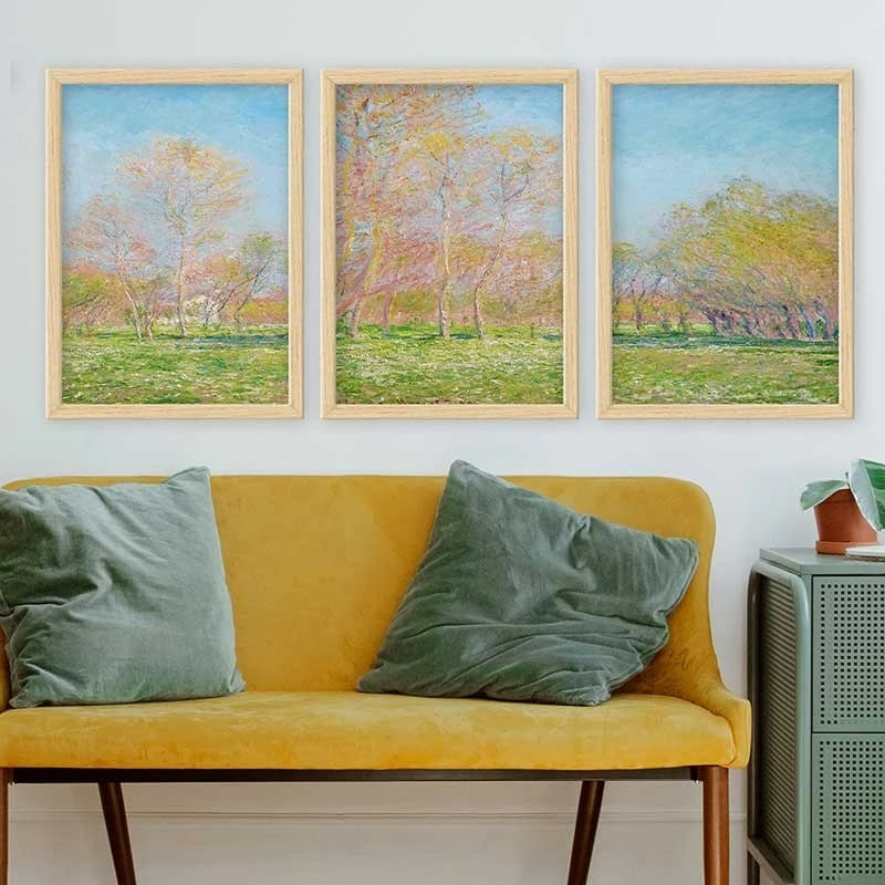 Pikturë dekorative me kornizë (3 copë), Wallity, 3NTC_UN3896329_3545